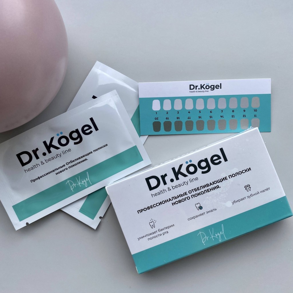 Отбеливающие полоски Dr.Kogel - Результат есть после первой процедуры