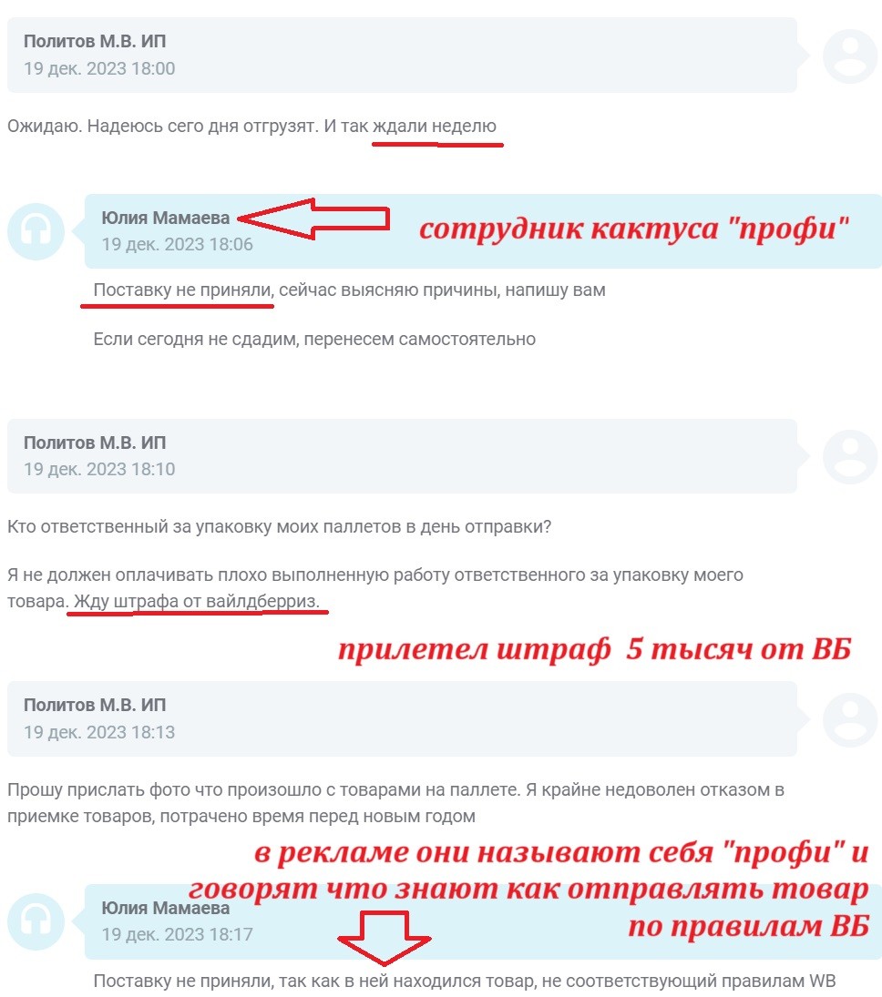 Фулфилмент Кактус - Обходите стороной эту контору